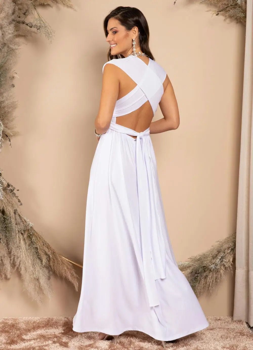 Sexy Women Multiway Wrap Convertible Boho Maxi Club Red Dress Bandage Long Dress Party Bridesmaids Infinity Robe Longue Femme - PratSN