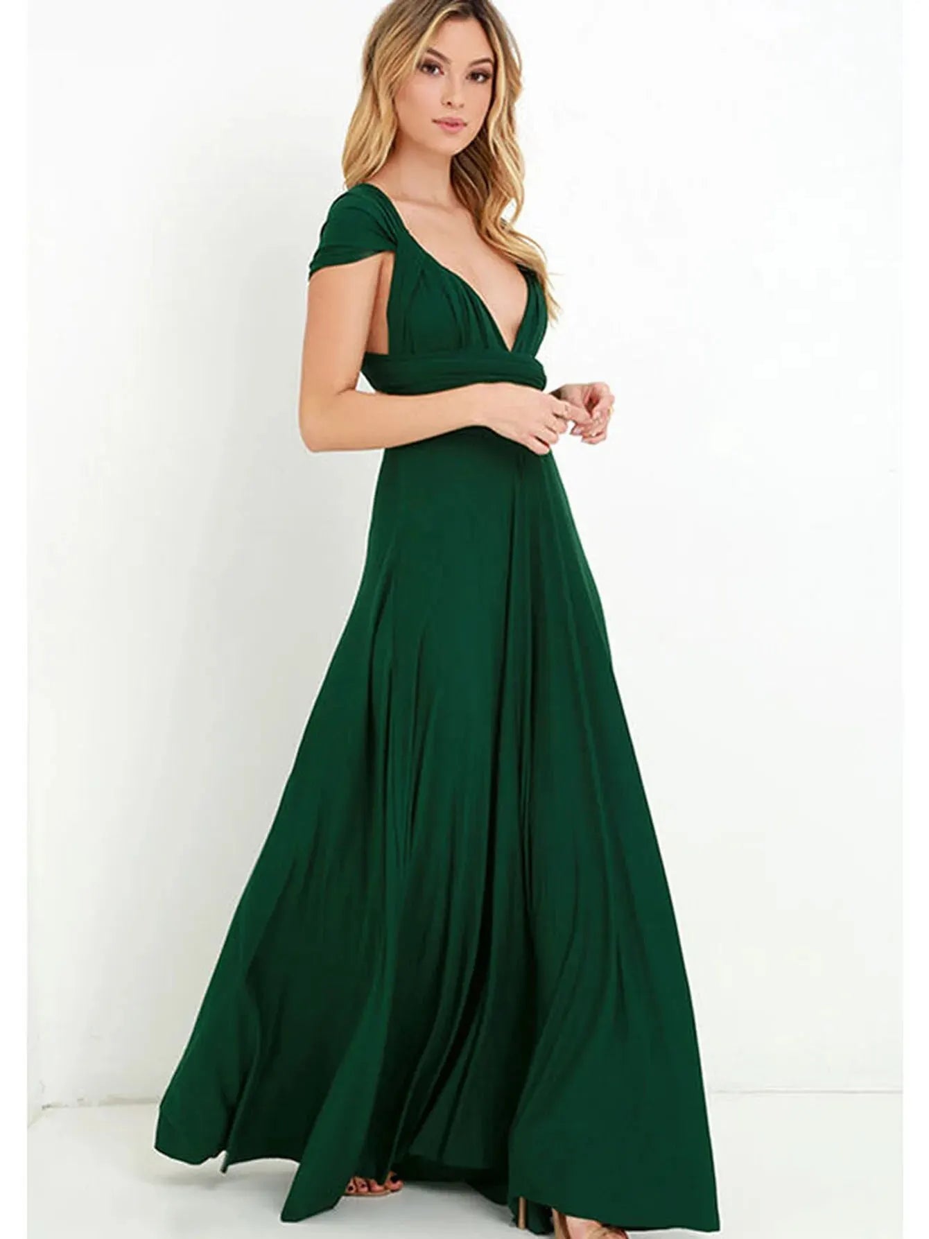 Sexy Women Multiway Wrap Convertible Boho Maxi Club Red Dress Bandage Long Dress Party Bridesmaids Infinity Robe Longue Femme - PratSN
