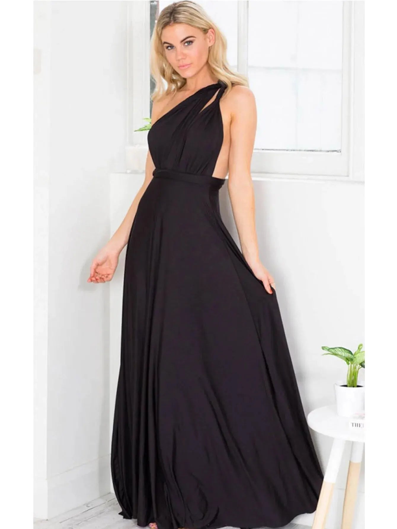 Sexy Women Multiway Wrap Convertible Boho Maxi Club Red Dress Bandage Long Dress Party Bridesmaids Infinity Robe Longue Femme - PratSN