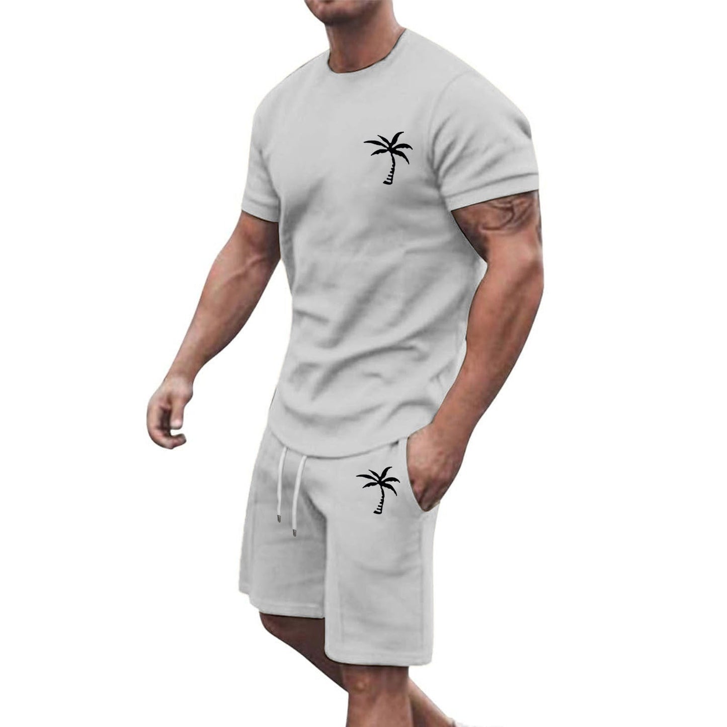 Short - sleeved Shorts Sports And Leisure Suit - PratSN