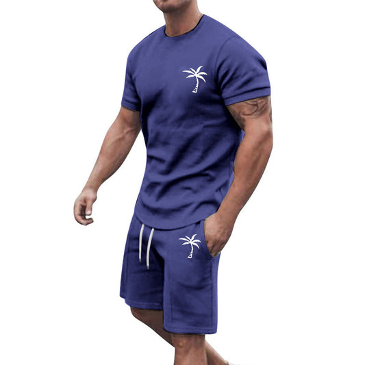 Short - sleeved Shorts Sports And Leisure Suit - PratSN