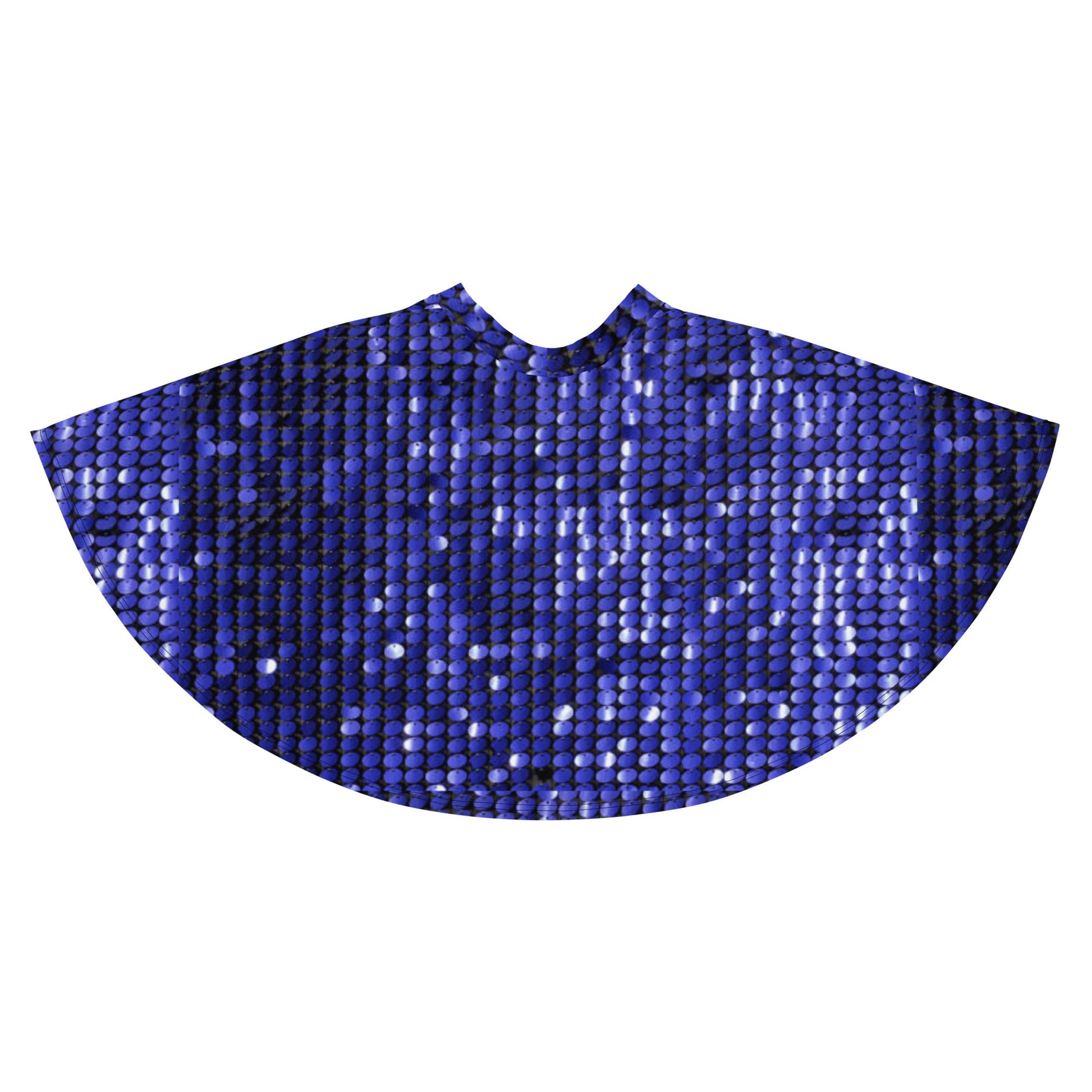 Skater Skirt, Women's Rhinestone Print Blue Color Skirt, Mini Skirt, Women's skater skirt, Cut & sew sublimation skirt, skater skirt for summer and spring - PratSN