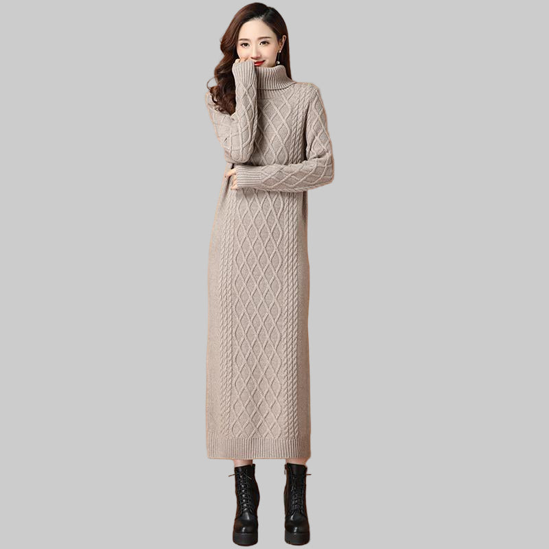 Slimming Match With Coat Knitted Dress Women - PratSN