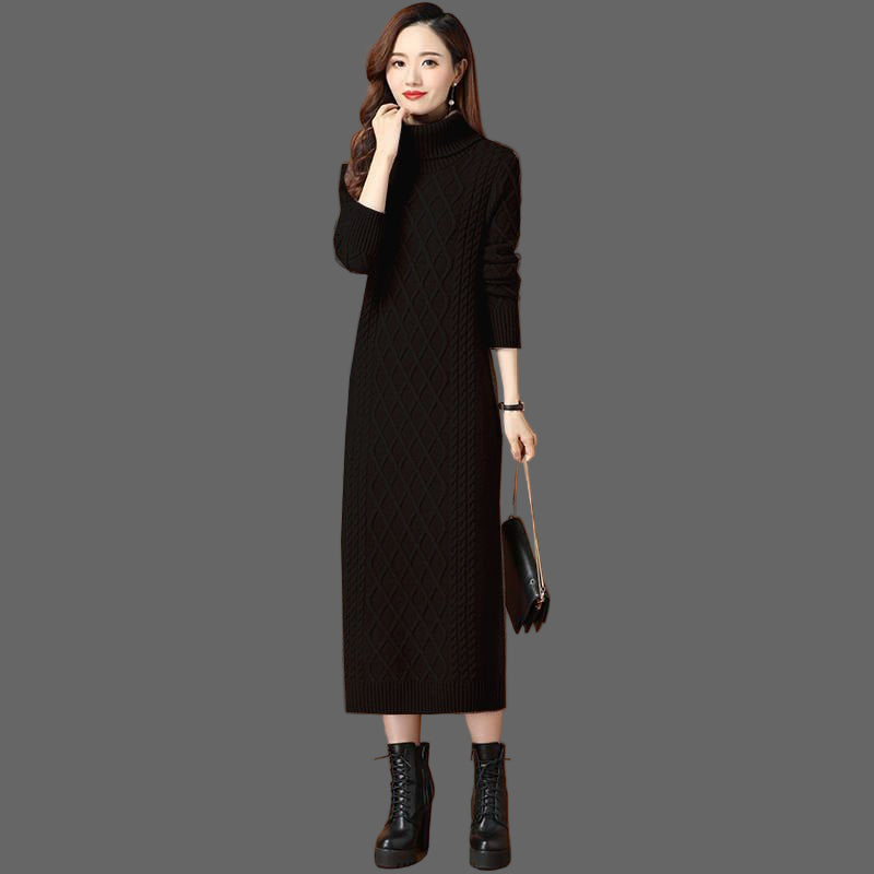 Slimming Match With Coat Knitted Dress Women - PratSN