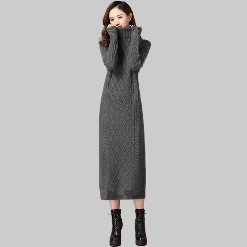 Slimming Match With Coat Knitted Dress Women - PratSN