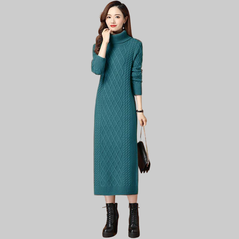 Slimming Match With Coat Knitted Dress Women - PratSN