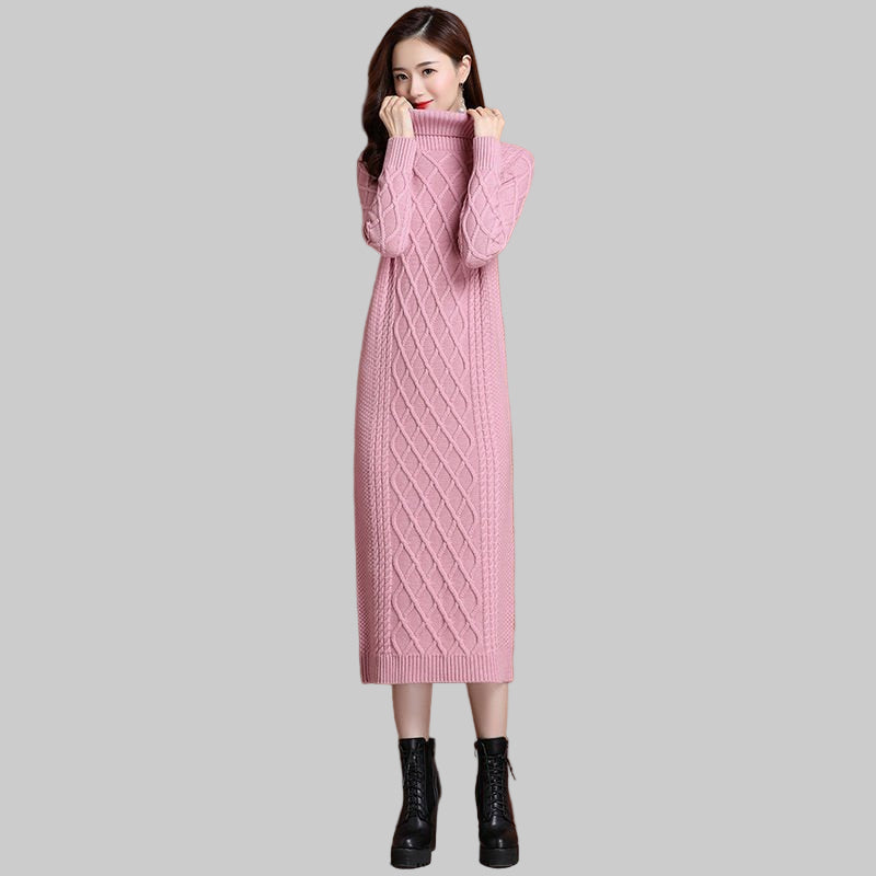 Slimming Match With Coat Knitted Dress Women - PratSN