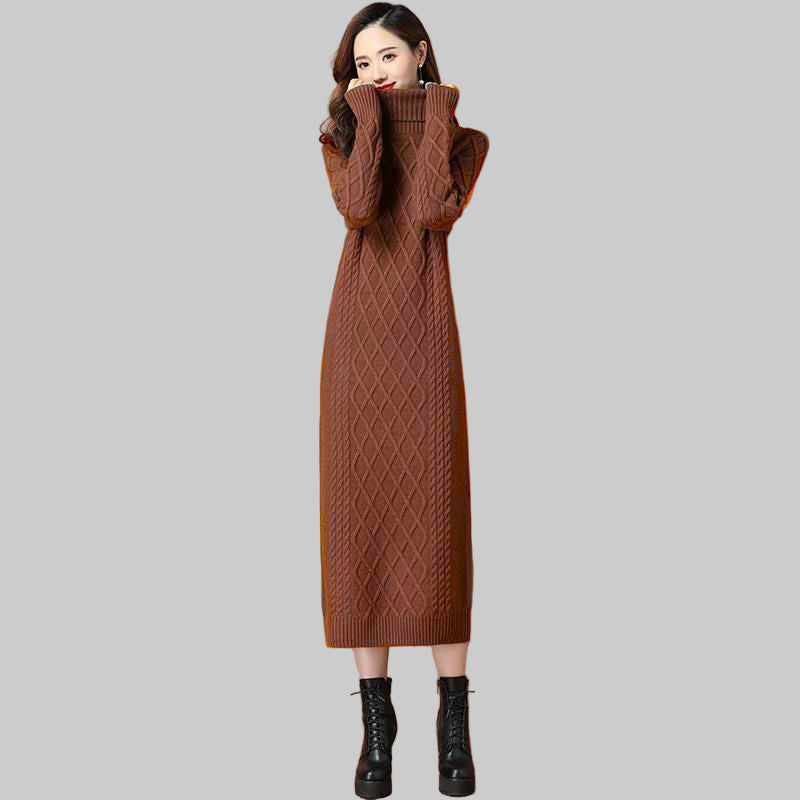 Slimming Match With Coat Knitted Dress Women - PratSN
