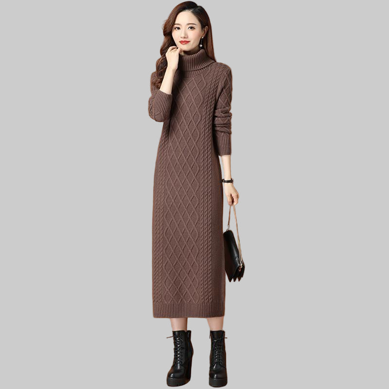 Slimming Match With Coat Knitted Dress Women - PratSN