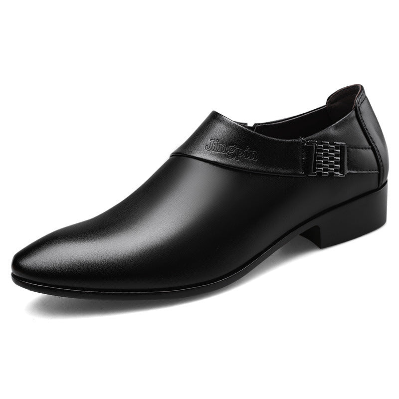 Slip - on Leather Shoes Men's Formal Shoes - PratSN