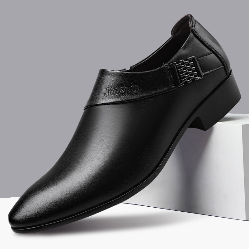 Slip - on Leather Shoes Men's Formal Shoes - PratSN
