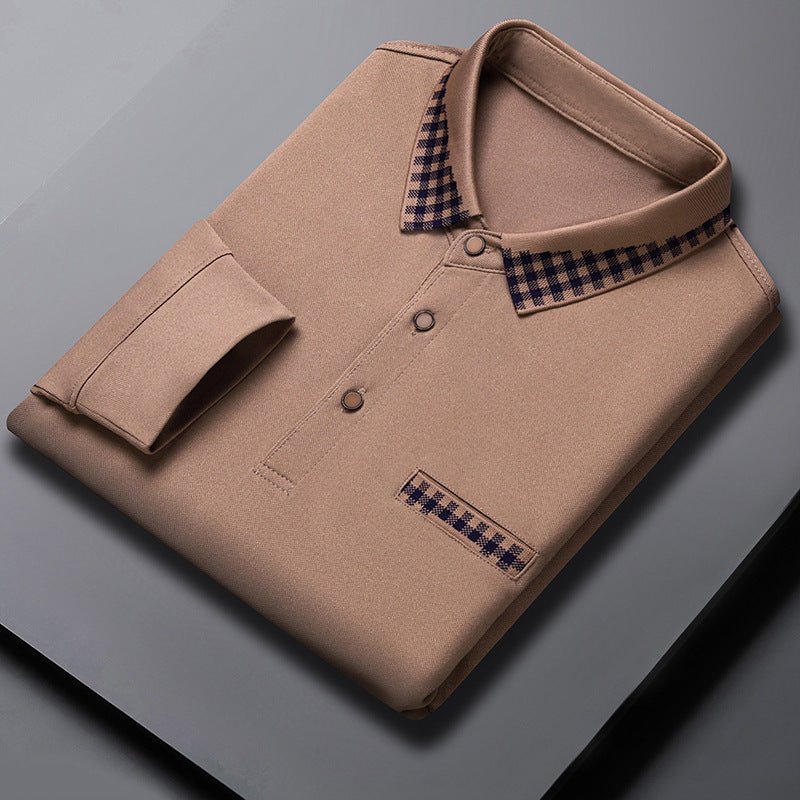 Solid Color Casual Dad Long - t-shirt - PratSN
