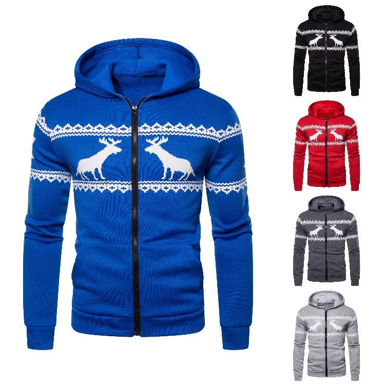 Solid Color Fawn Hooded Sweatshirt - PratSN