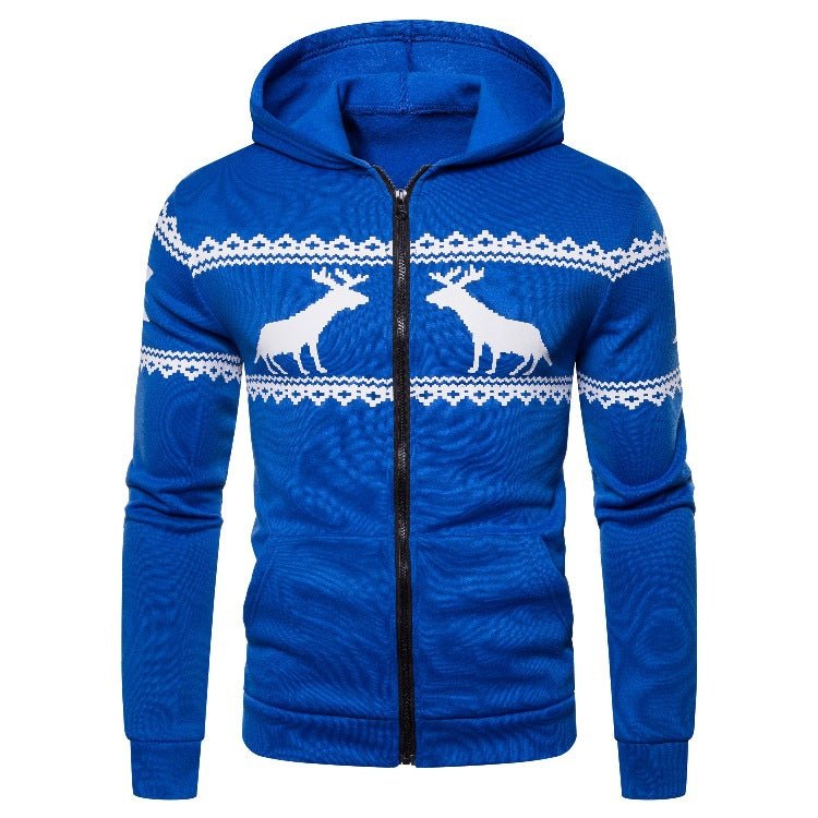 Solid Color Fawn Hooded Sweatshirt - PratSN