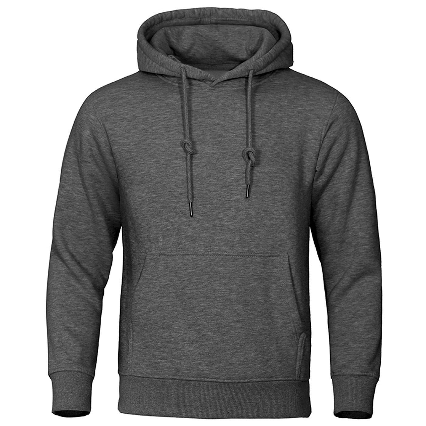 Solid Color Pullover Sweatshirt Spring Fashion Fleece Unisex Hoodie - PratSN