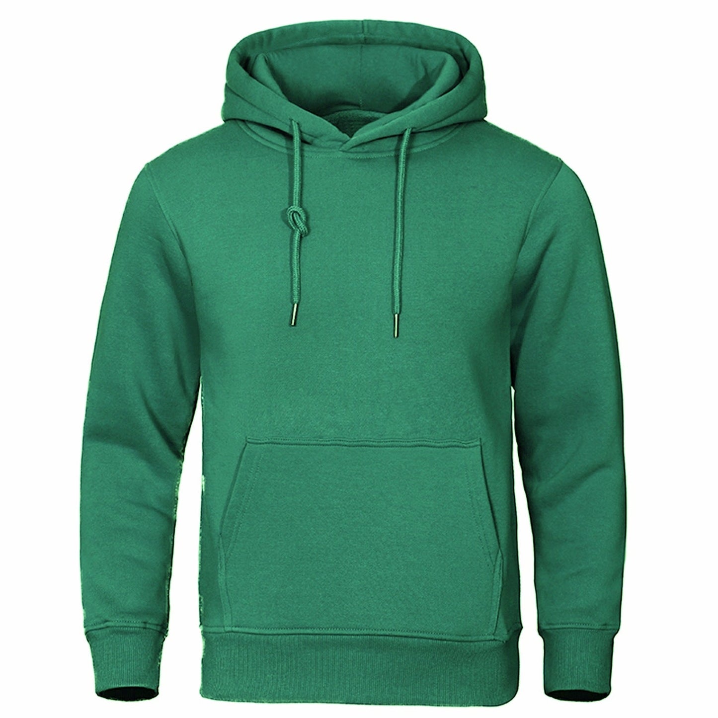 Solid Color Pullover Sweatshirt Spring Fashion Fleece Unisex Hoodie - PratSN
