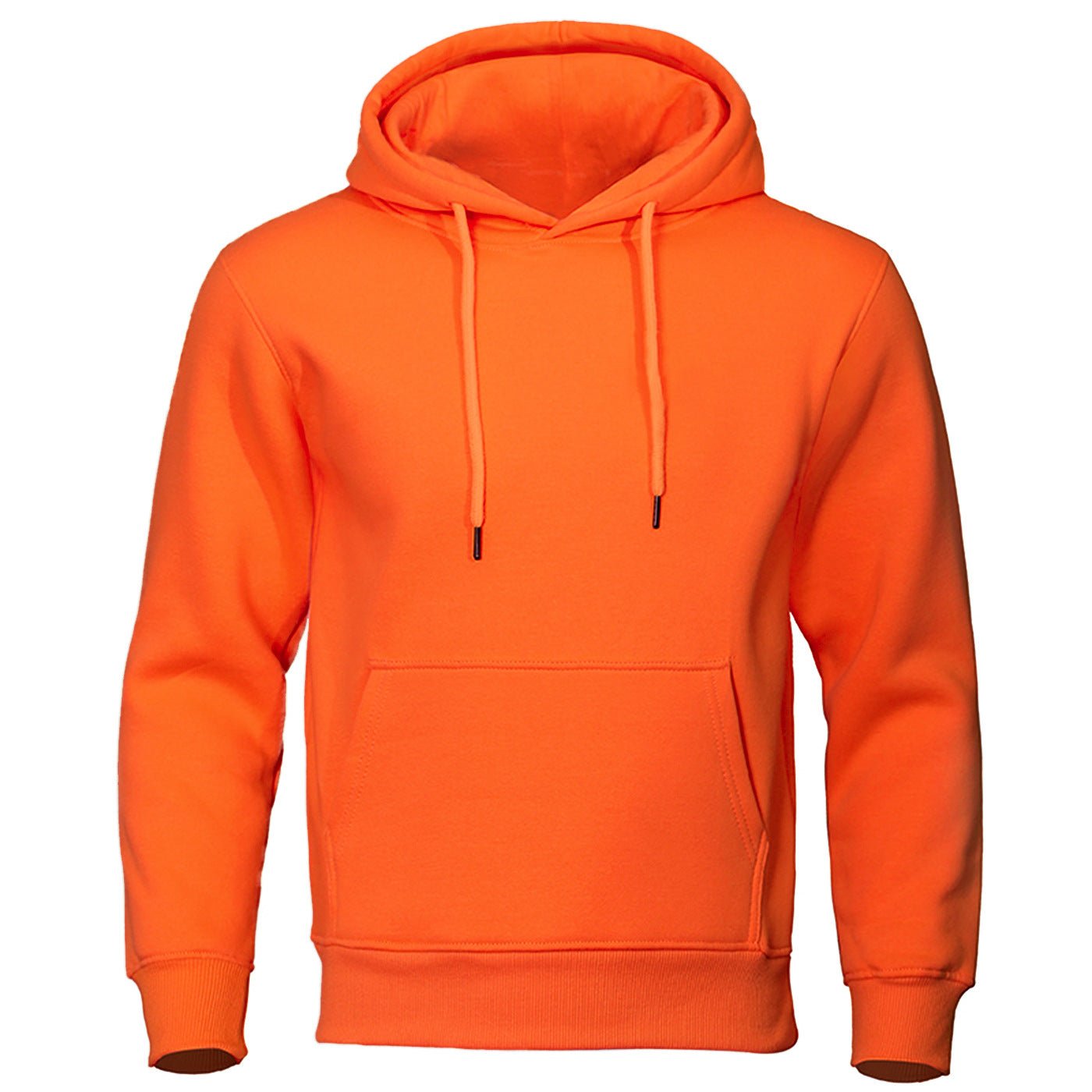 Solid Color Pullover Sweatshirt Spring Fashion Fleece Unisex Hoodie - PratSN