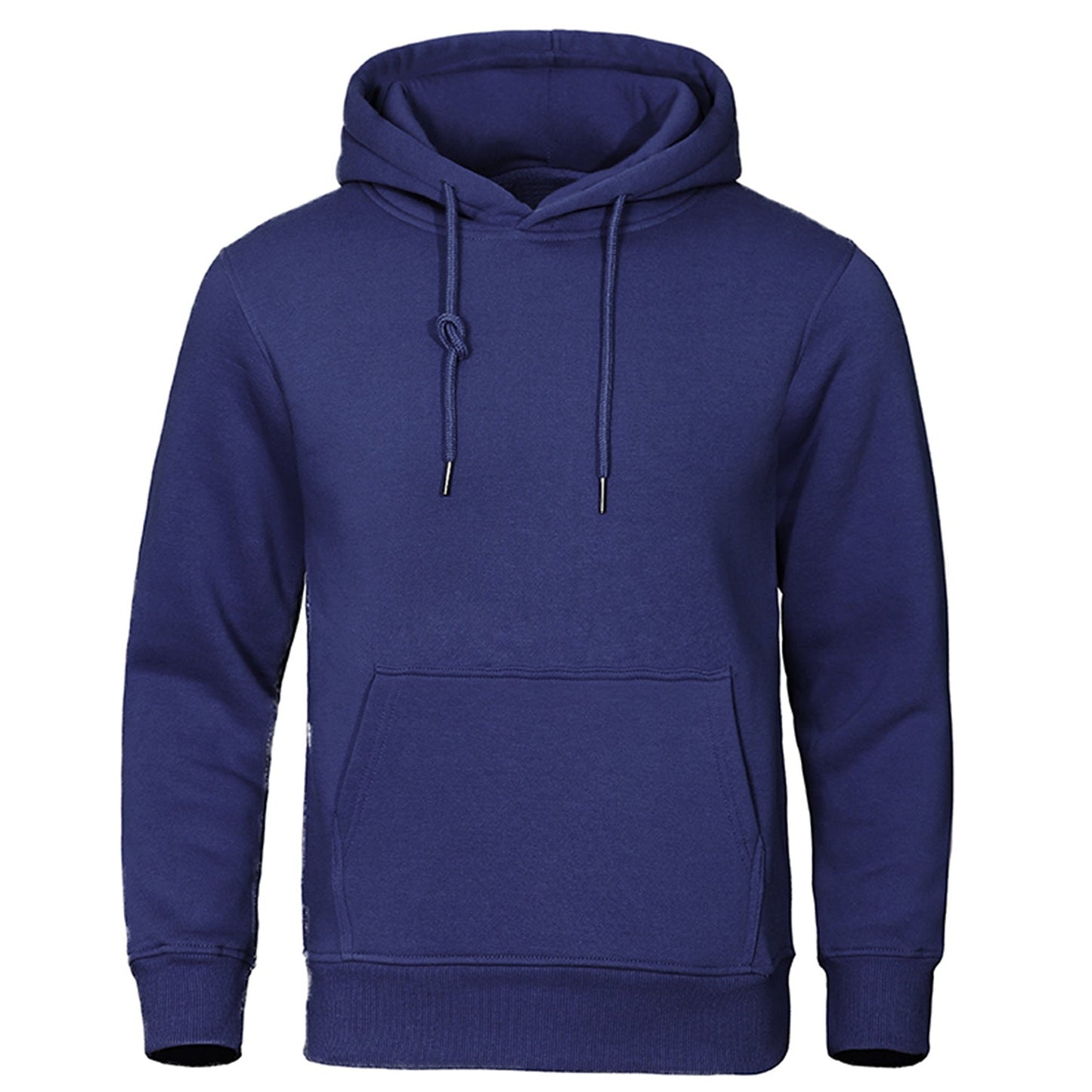 Solid Color Pullover Sweatshirt Spring Fashion Fleece Unisex Hoodie - PratSN