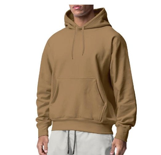 Solid Color Pullover Sweatshirt Spring Fashion Fleece Unisex Hoodie - PratSN
