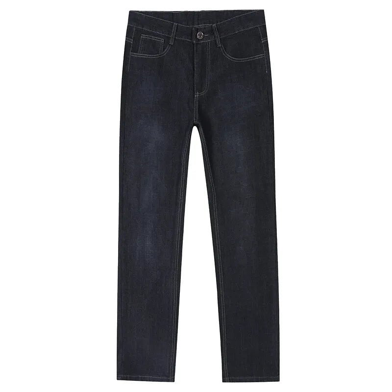 Spring and autumn new men's jeans, stretch pants, fashionable slim - fitting skinny pants, and men's mid - waist casual pants - PratSN