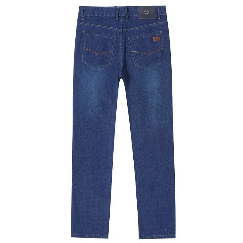 Spring and autumn new men's jeans, stretch pants, fashionable slim - fitting skinny pants, and men's mid - waist casual pants - PratSN