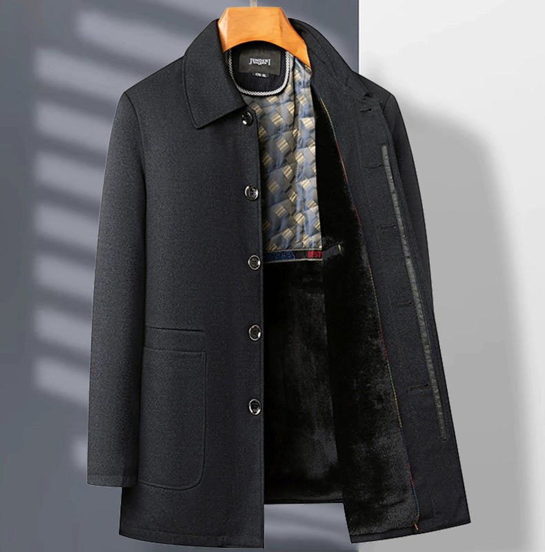 Spring and Autumn Old Man Grandpa Father Lapel Jacket - PratSN