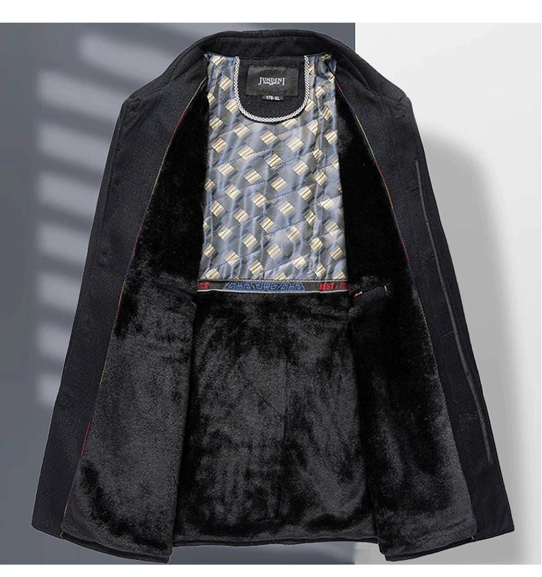 Spring and Autumn Old Man Grandpa Father Lapel Jacket - PratSN