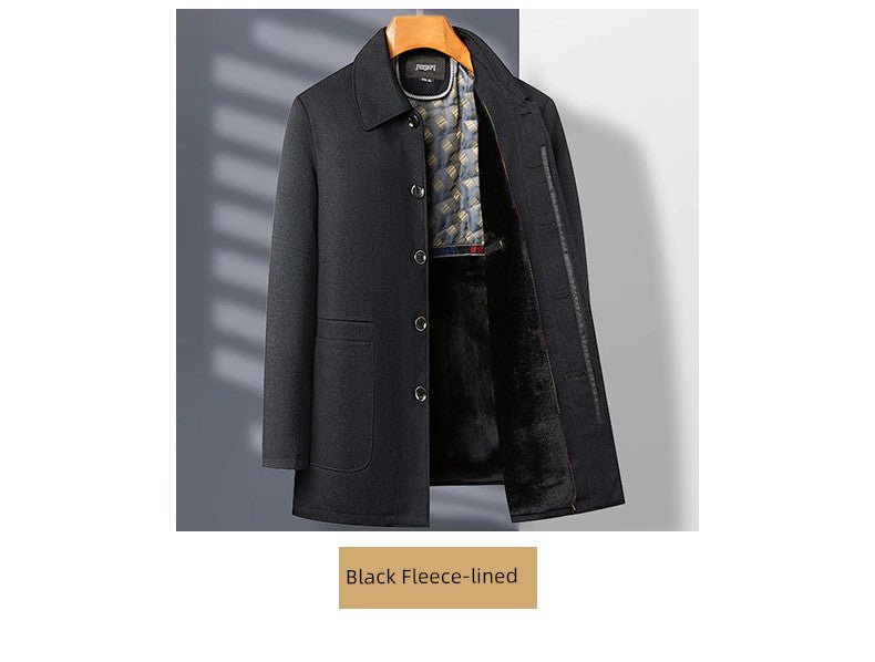 Spring and Autumn Old Man Grandpa Father Lapel Jacket - PratSN