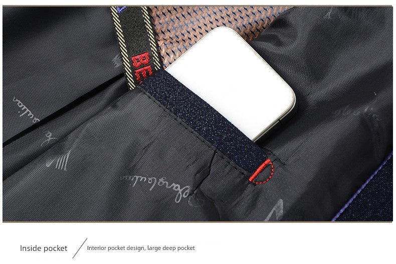 Spring and Autumn Old Man Grandpa Father Lapel Jacket - PratSN