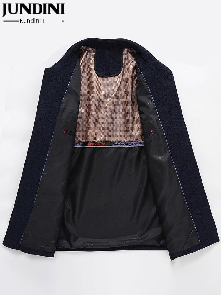 Spring and Autumn Old Man Grandpa Father Lapel Jacket - PratSN