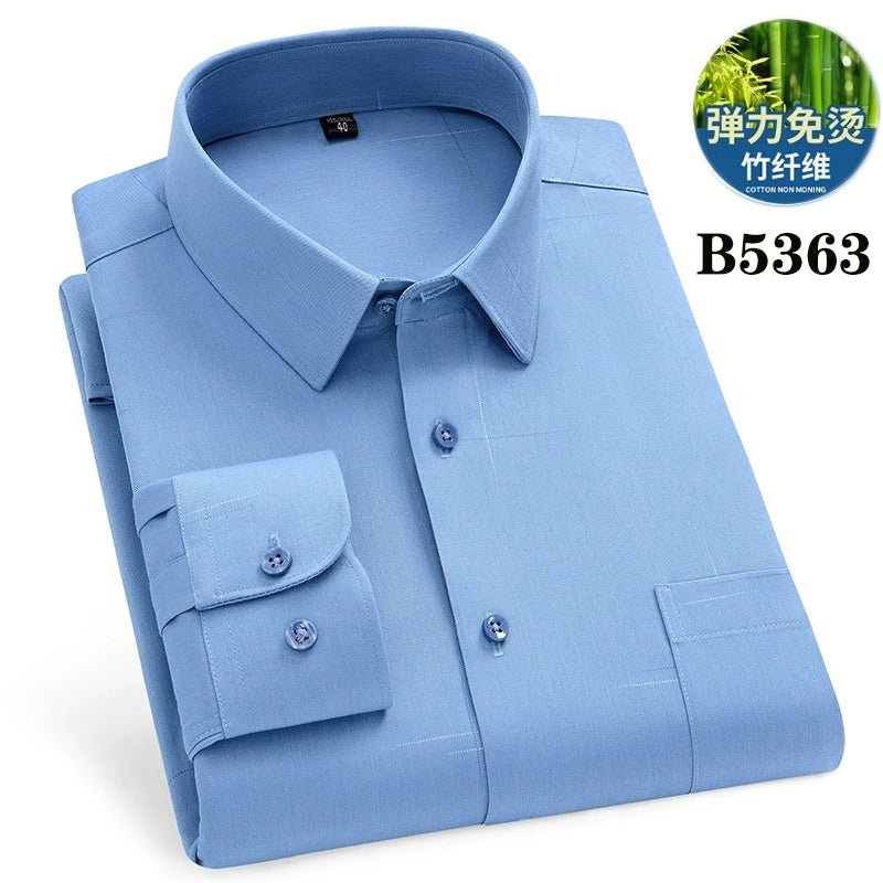 Spring and Summer Clothes Middle - Aged Father Long - Sleeved Shirt for the Elderly - PratSN