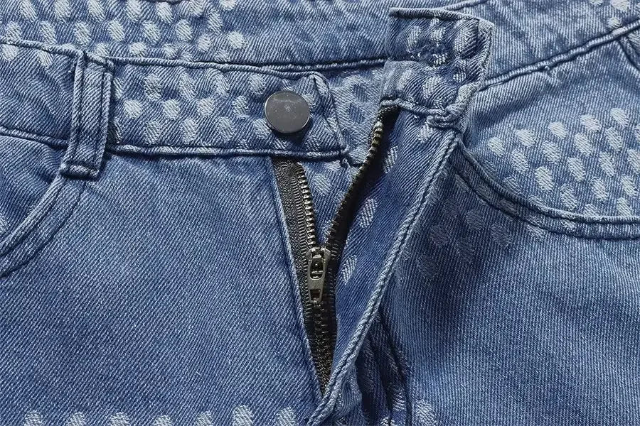 Spring Autumn Denim Clothing Set For Men Stylish Jacket Jeans 2 - piece Set Working Class Style Bold Fashion Statement - PratSN