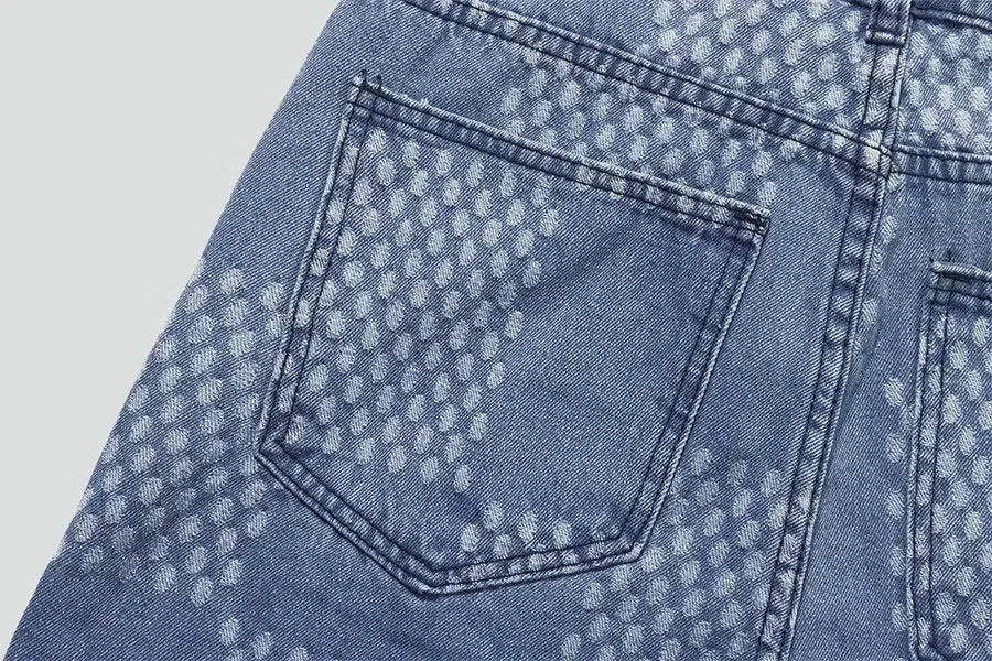 Spring Autumn Denim Clothing Set For Men Stylish Jacket Jeans 2 - piece Set Working Class Style Bold Fashion Statement - PratSN