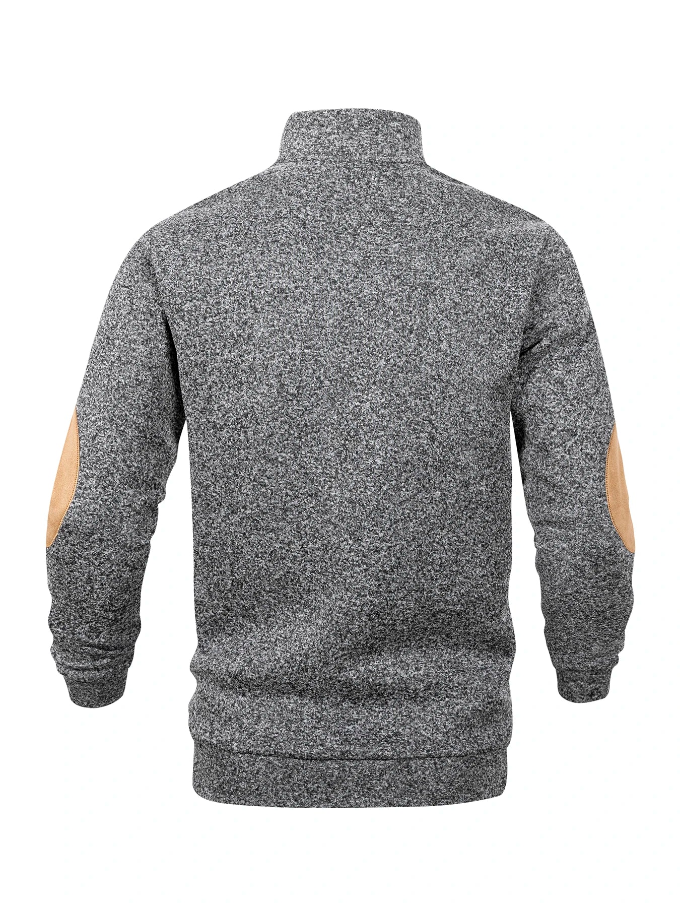 Spring Autumn Men's Casual Pullover Button Down Stand Collar Henley Polo Coats Long Sleeve Stand Collar Sweatshirts for Sport - PratSN