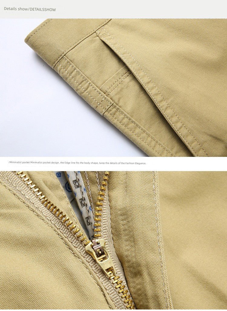 Spring Black Middle - Aged and Elderly Men's Dad Casual Pants - PratSN