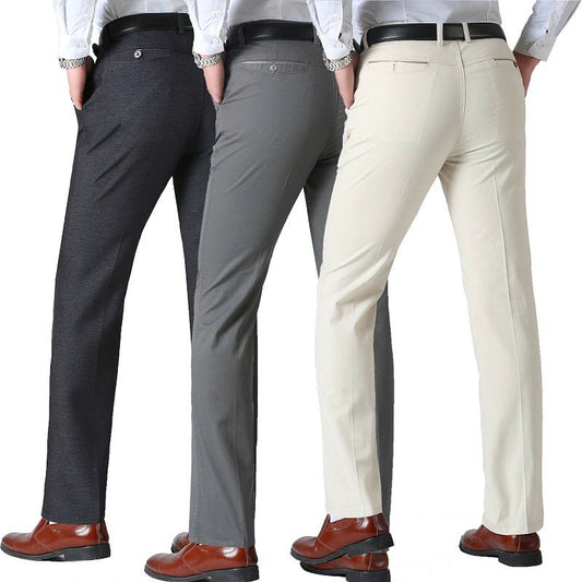 Spring Black Middle - Aged and Elderly Men's Dad Casual Pants - PratSN