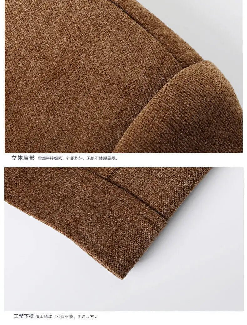 Spring Brand Business Jacket Men Casual Coats Zipper Simple Middle - Aged Elderly Dad Clothes Office Outerwear Blazer Jackets Tops - PratSN