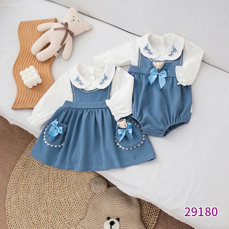 Spring New Preppy Girls Long Sleeve Dress - PratSN