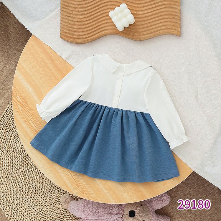 Spring New Preppy Girls Long Sleeve Dress - PratSN