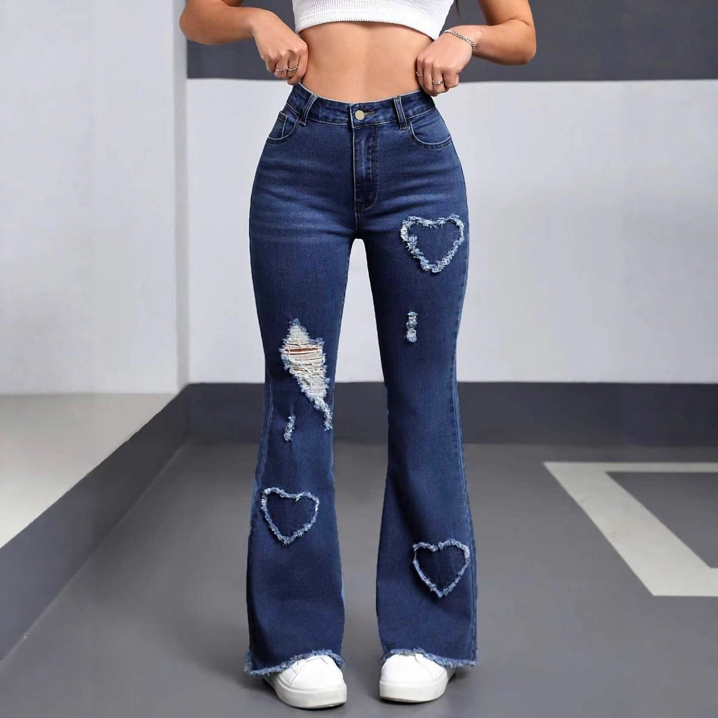 Stylish Casual Denim Jeans For Women - PratSN