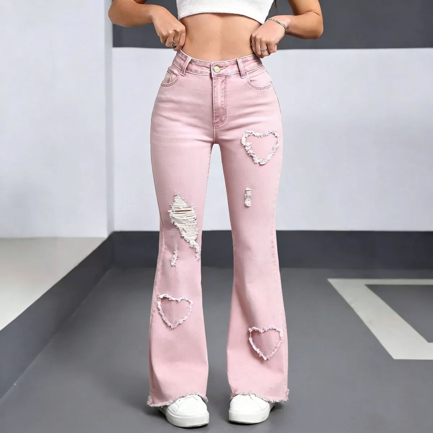 Stylish Casual Denim Jeans For Women - PratSN