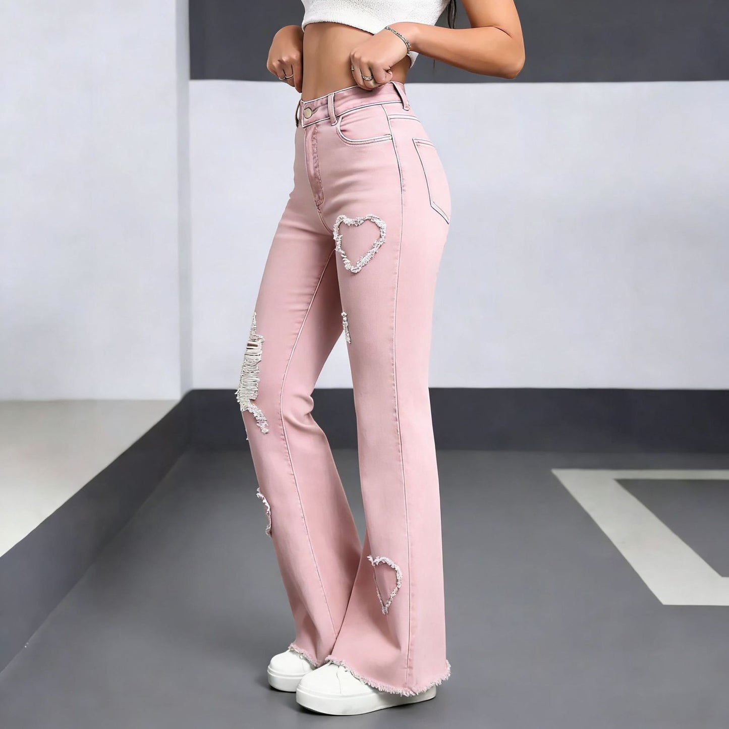 Stylish Casual Denim Jeans For Women - PratSN