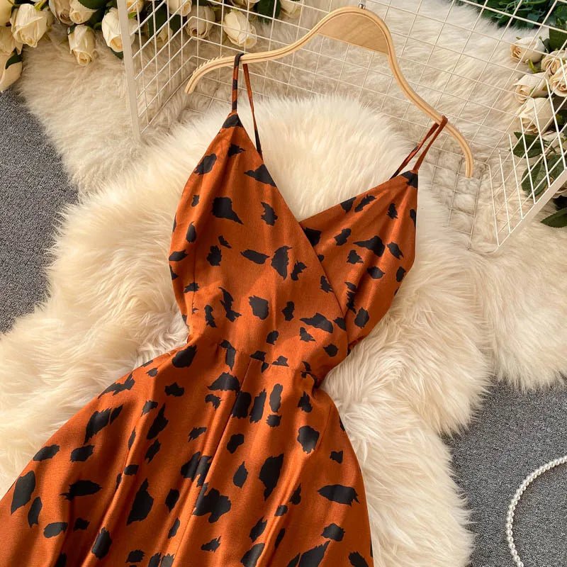 Summer Robe 2026 Dress Women V Neck Long Party Dresses Sexy Tank Backless Spaghetti Strap Maxi Female Holiday Vestidos - PratSN