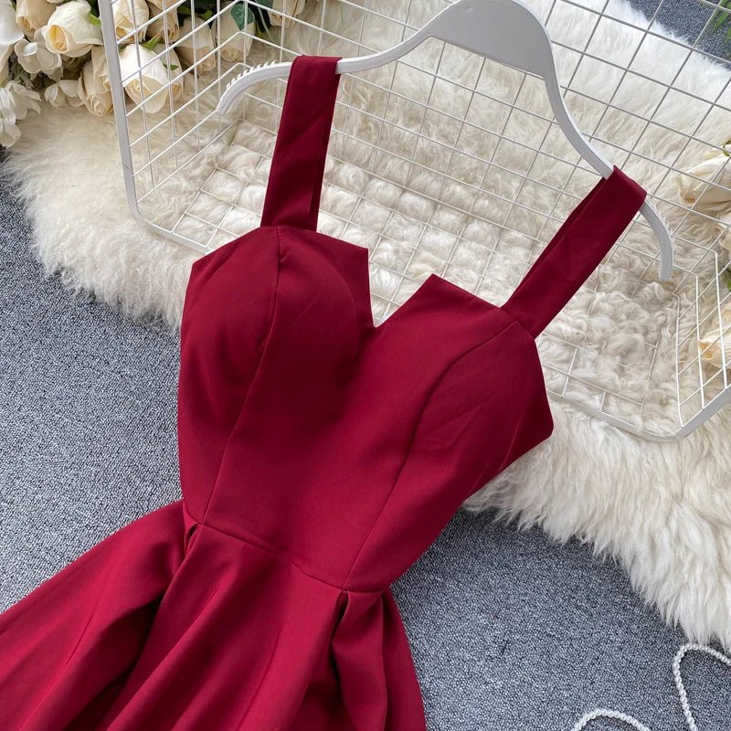 Summer Robe 2026 Dress Women V Neck Long Party Dresses Sexy Tank Backless Spaghetti Strap Maxi Female Holiday Vestidos - PratSN