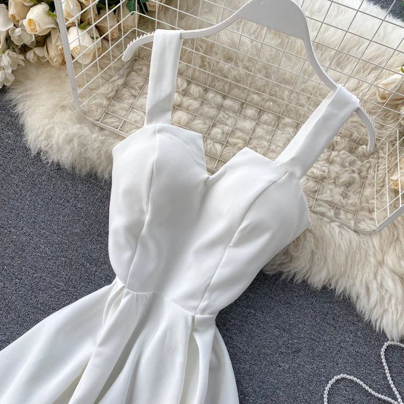 Summer Robe 2026 Dress Women V Neck Long Party Dresses Sexy Tank Backless Spaghetti Strap Maxi Female Holiday Vestidos - PratSN