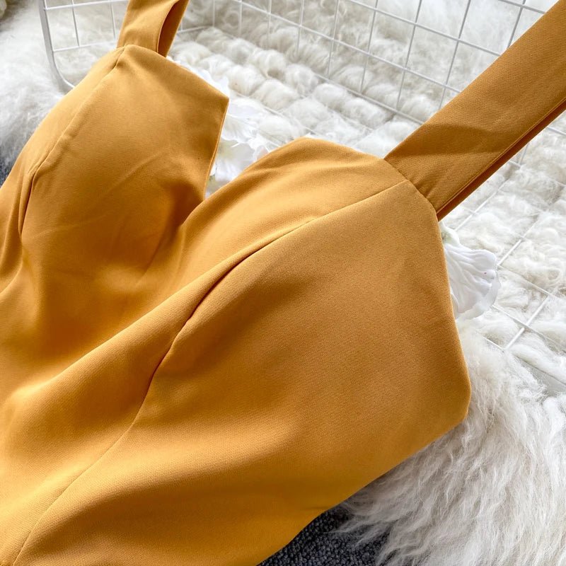 Summer Robe 2026 Dress Women V Neck Long Party Dresses Sexy Tank Backless Spaghetti Strap Maxi Female Holiday Vestidos - PratSN