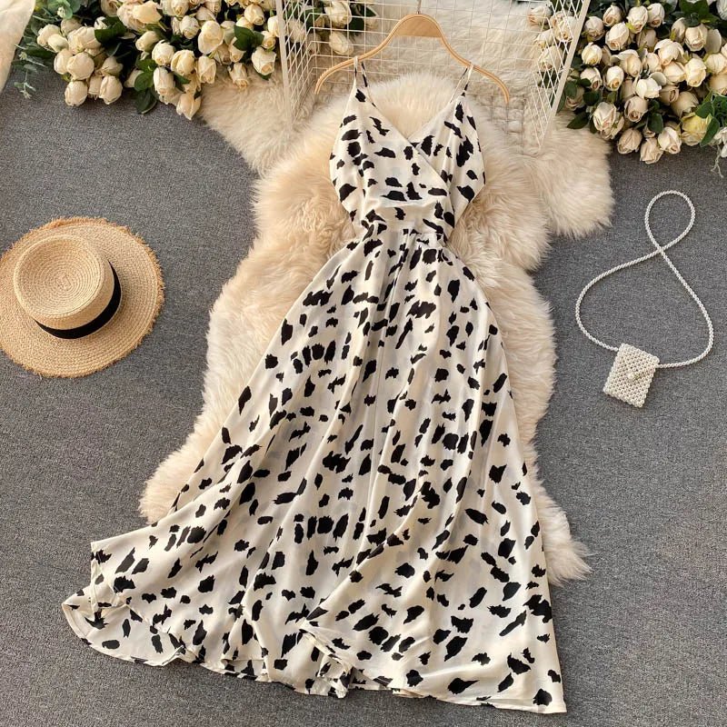 Summer Robe 2026 Dress Women V Neck Long Party Dresses Sexy Tank Backless Spaghetti Strap Maxi Female Holiday Vestidos - PratSN