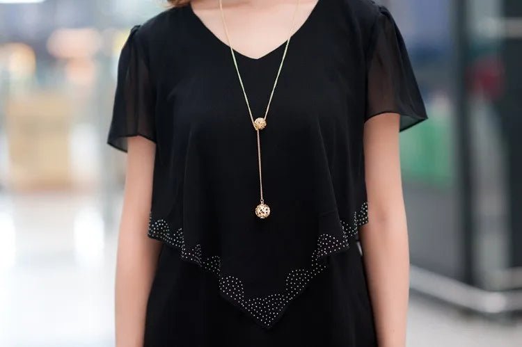 Summer Women Chiffon Cake Dress Cascading Ruffle Diamond Short Sleeves Party Dresses - PratSN