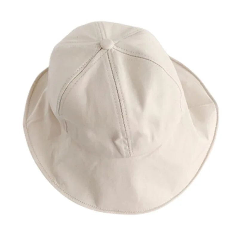 sunshade fisherman hat women's summer sunshade hat Velcro large brim basin hat - PratSN