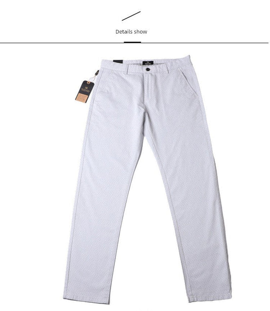Thin Elastic Loose Straight Stripes Gingham Casual Pants - PratSN
